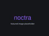 Placeholder featured image showing the noctra wordmark on a dark background